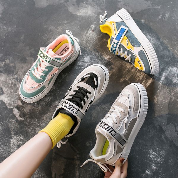 baideng 4 colors new sport shoes woman 2020 platform sneakers lace up comfortable girl running shoes light athletic
baideng 4 colors new sport shoes woman 2020 platform sneakers lace up comfortable girl running shoes light athletic