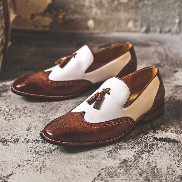 yomior fashion new vintage men dress shoes casual split leather tassel formal loafers work business wedding brogue shoes flats, Black
yomior fashion new vintage men dress shoes casual split leather tassel formal loafers work business wedding brogue shoes flats, Black