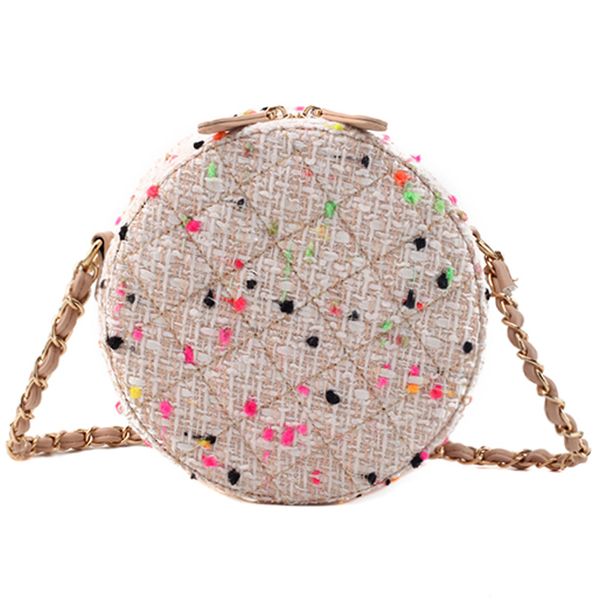 sweet lady round bag 2019 summer new quality woolen women's handbag lattice chain shoulder messenger bag purses bolsas
sweet lady round bag 2019 summer new quality woolen women's handbag lattice chain shoulder messenger bag purses bolsas