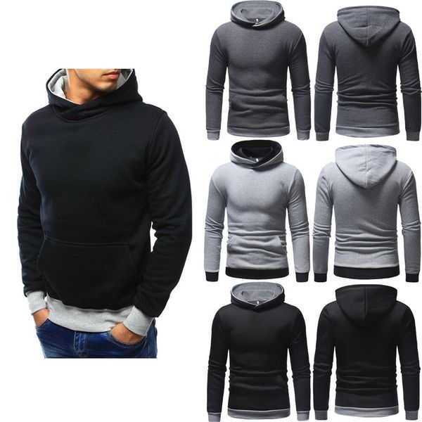 мужская slim fit basic hoodie толстовка хлопок повседневная твердые длинные рукава мышцы простые топы пуловер, Black
мужская slim fit basic hoodie толстовка хлопок повседневная твердые длинные рукава мышцы простые топы пуловер, Black