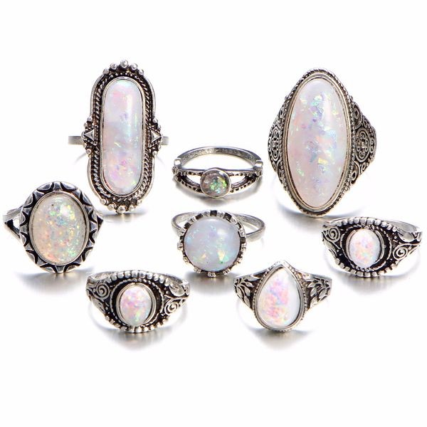 8pcs / set european summer 2020 cluster rings new simple fashion creative retro ring set women's jewelry, Golden;silver
8pcs / set european summer 2020 cluster rings new simple fashion creative retro ring set women's jewelry, Golden;silver
