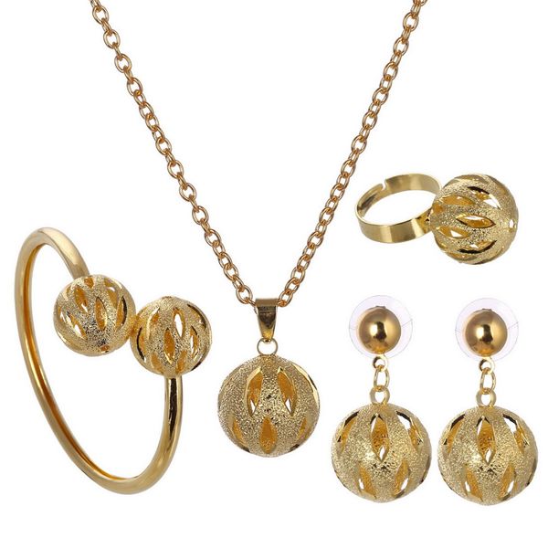 Dubai Gold Silver Plated Ball Jewelry Set Pendant Necklace Cuff Bracelet Bangle Earrings African Beads Jewelry Sets For Women
Dubai Gold Silver Plated Ball Jewelry Set Pendant Necklace Cuff Bracelet Bangle Earrings African Beads Jewelry Sets For Women