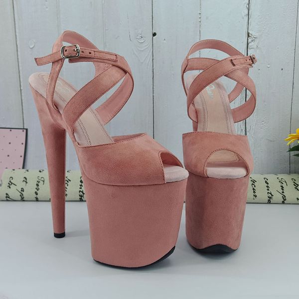 leecabe pink suede covered style high heel sandals 20cm model shoes pole dancing shoes
leecabe pink suede covered style high heel sandals 20cm model shoes pole dancing shoes