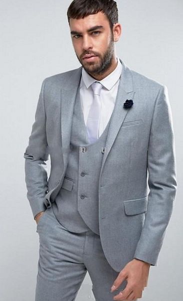 brand new grey groom tuxedos peak lapel groomsman wedding 3 piece suit excellent men business prom jacket blazer(jacket+pants+tie+vest) 2680, Black;gray
brand new grey groom tuxedos peak lapel groomsman wedding 3 piece suit excellent men business prom jacket blazer(jacket+pants+tie+vest) 2680, Black;gray