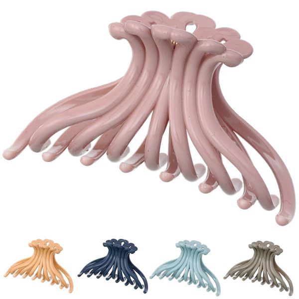 12pcs/lot japanese large 10.5cm plastic hair claws women fashion hairpin hair grab chrysanthemum shaped crabs ponytail clips solid color, Slivery;golden
12pcs/lot japanese large 10.5cm plastic hair claws women fashion hairpin hair grab chrysanthemum shaped crabs ponytail clips solid color, Slivery;golden