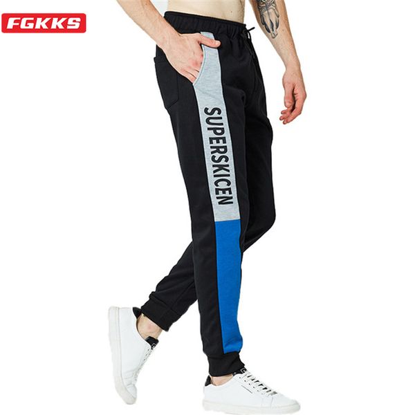 fgkks men pants solid color men's fashion hip hop sports trousers brand casual splice street sweatpants male, Black
fgkks men pants solid color men's fashion hip hop sports trousers brand casual splice street sweatpants male, Black