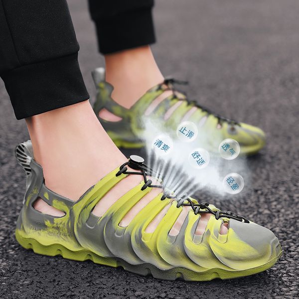 men sandals summer men's shoes soft bottom sandals men roman outdoor walking wading sneakers footwear chaussure homme, Black
men sandals summer men's shoes soft bottom sandals men roman outdoor walking wading sneakers footwear chaussure homme, Black