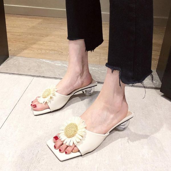 slippers flowers clear heels women sandals beige green round transparent heel summer shoes 2021, Black
slippers flowers clear heels women sandals beige green round transparent heel summer shoes 2021, Black
