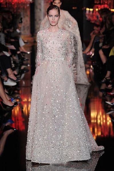 sparkly beaded rhinestones evening dresses long with pocket elie saab 2020 jewel neck long sleeve a line prom gowns luxury celebrity dress, Black;red
sparkly beaded rhinestones evening dresses long with pocket elie saab 2020 jewel neck long sleeve a line prom gowns luxury celebrity dress, Black;red