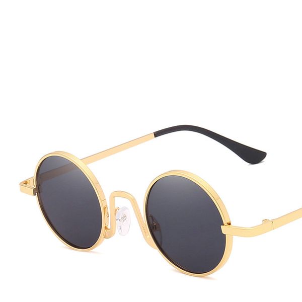 2019 new brand designer round men's sunglasses retro punk sunglasses male female metal frame small sun glasses for women fml, White;black
2019 new brand designer round men's sunglasses retro punk sunglasses male female metal frame small sun glasses for women fml, White;black
