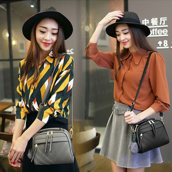 women's 2020 embossed double zip bread square sling bag fashion furry ball shoulder bag
women's 2020 embossed double zip bread square sling bag fashion furry ball shoulder bag