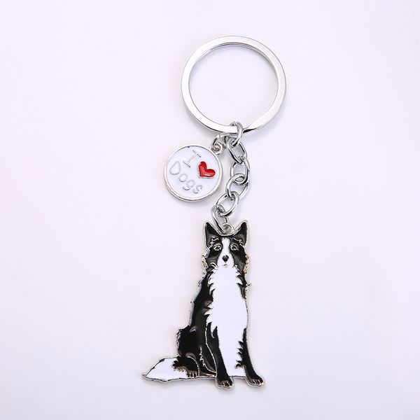 keychains keychain border collie animal key ring pet dogs tag jewelry men gift metal car friend gifts, Silver
keychains keychain border collie animal key ring pet dogs tag jewelry men gift metal car friend gifts, Silver