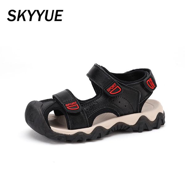 summer kids beach sandals children genuine leather sport sandals baby girls beige brand shoes boys soft casual sandals 2020 new t200430, Black;red
summer kids beach sandals children genuine leather sport sandals baby girls beige brand shoes boys soft casual sandals 2020 new t200430, Black;red