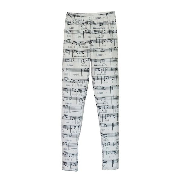europe and america digital printing women's leggings white music notes skinny slimming capri pants women's, Black
europe and america digital printing women's leggings white music notes skinny slimming capri pants women's, Black