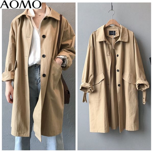 aomo fashion women oversized green long trench coat 2020 spring fashion elegant long sleeve office ladies asf02a, Tan;black
aomo fashion women oversized green long trench coat 2020 spring fashion elegant long sleeve office ladies asf02a, Tan;black