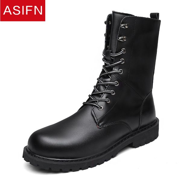 asifn men boots winter big size fashion combat shoes man footwear desert leather ankle men's zapatos de mujer, Black
asifn men boots winter big size fashion combat shoes man footwear desert leather ankle men's zapatos de mujer, Black