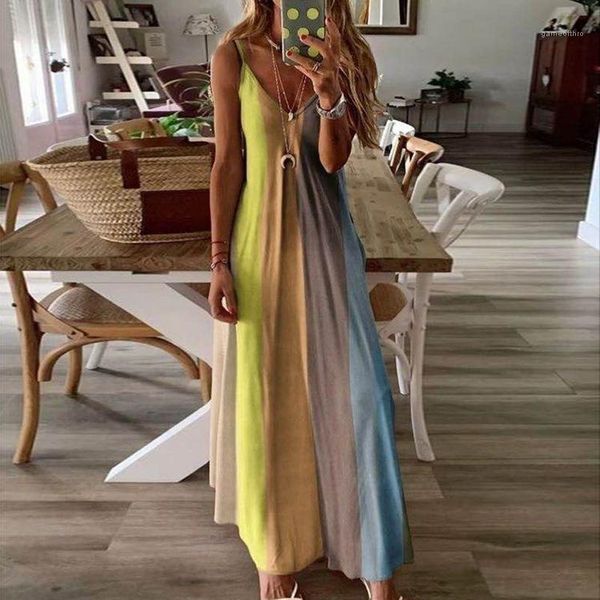 women dresses deep v neck casual womens clothing summer sleeveless fashion ladies dress striped loose, Black;gray
women dresses deep v neck casual womens clothing summer sleeveless fashion ladies dress striped loose, Black;gray