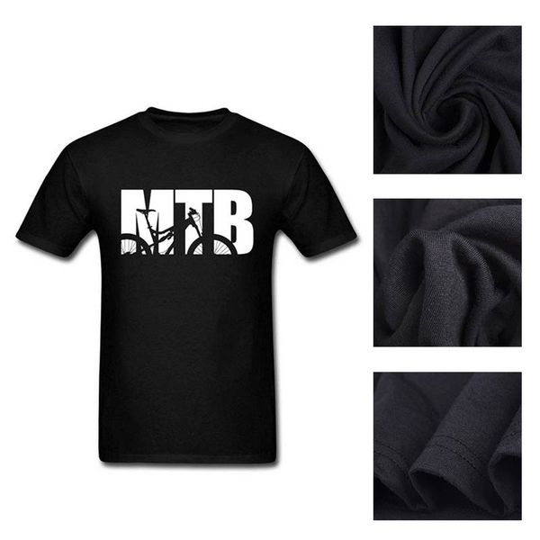 Mens T Shirt Fashion Mountain Biking Printed Funny Short Sleeve O-neck Casual Cotton Black Grey Tops S-3XL
