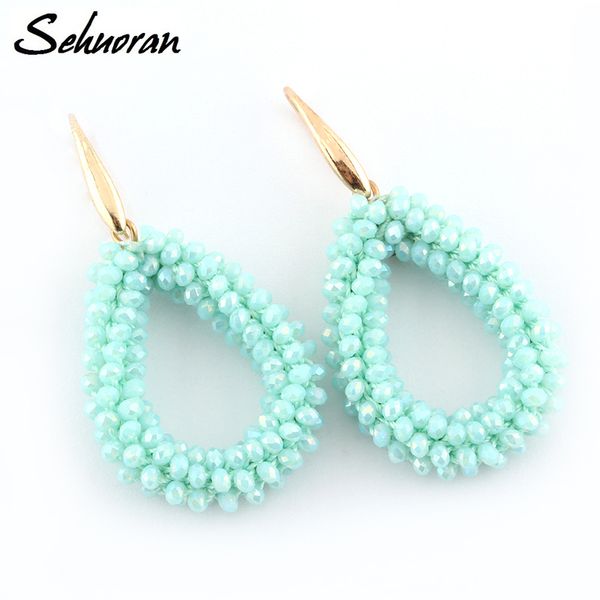sehuoran dangle earrings for woman big long earing drop earrings handmade braided crystal earrings bohemian style new statement, Golden
sehuoran dangle earrings for woman big long earing drop earrings handmade braided crystal earrings bohemian style new statement, Golden