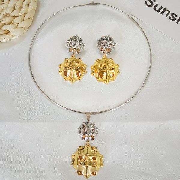 new necklace set gold silver earrings for women beautiful big jewelry sets 2 tone drop earring
new necklace set gold silver earrings for women beautiful big jewelry sets 2 tone drop earring