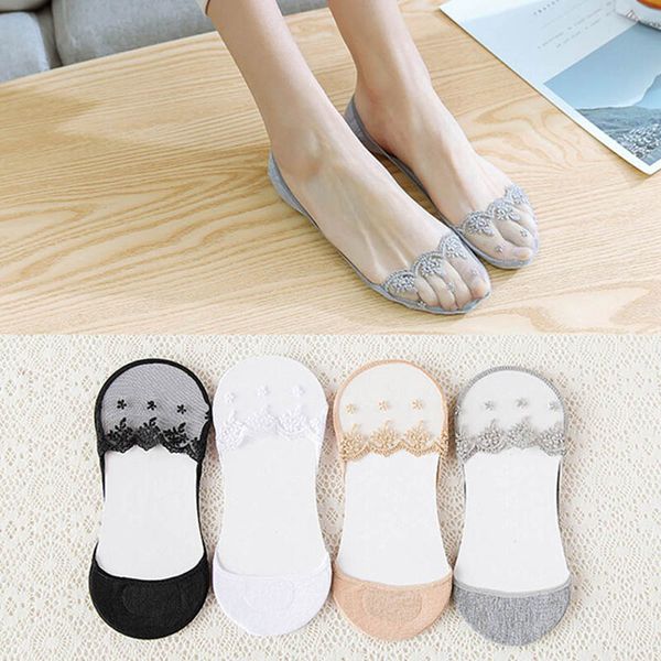 2019 new 1 pair women sock summer slippers short solid color nylon lace summer thin women no show mesh socks invisable, Black;white
2019 new 1 pair women sock summer slippers short solid color nylon lace summer thin women no show mesh socks invisable, Black;white