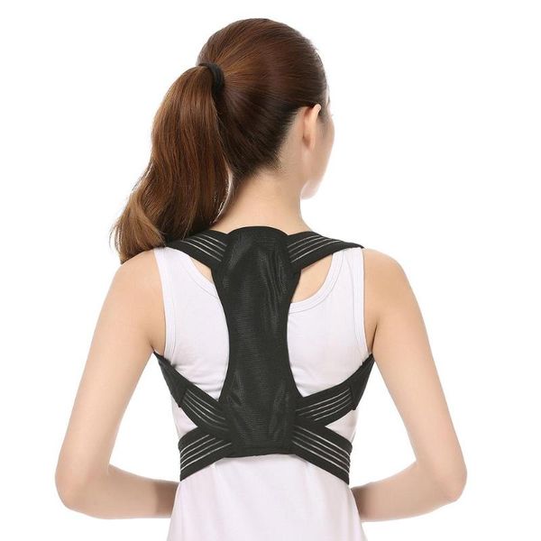 back support adjustable clavicle posture corrector men woemen upper brace shoulder lumbar belt corset correction, Black;blue
back support adjustable clavicle posture corrector men woemen upper brace shoulder lumbar belt corset correction, Black;blue