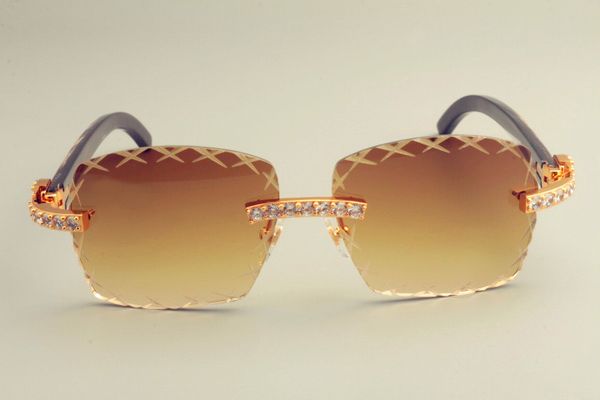 20 new direct-carved engraved x-shaped lens t-8300177k sunglasses fashion big diamond natural black pattern corner temple sunglasses, White;black
20 new direct-carved engraved x-shaped lens t-8300177k sunglasses fashion big diamond natural black pattern corner temple sunglasses, White;black