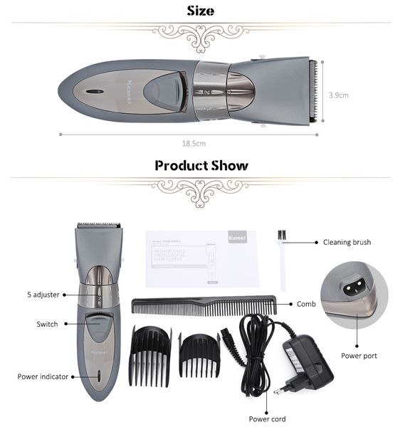 kemei аккумуляторные машинки для стрижки волос электрические водонепроницаемые мужчины резки машина с ограничить гребни регулируемая бритва 
kemei аккумуляторные машинки для стрижки волос электрические водонепроницаемые мужчины резки машина с ограничить гребни регулируемая бритва