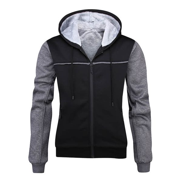 мужские полный zip толстый теплый флис подкладке толстовка с карманы толстовка с капюшоном ветрозащитный пуловер повседневный jumper куртка, Black
мужские полный zip толстый теплый флис подкладке толстовка с карманы толстовка с капюшоном ветрозащитный пуловер повседневный jumper куртка, Black