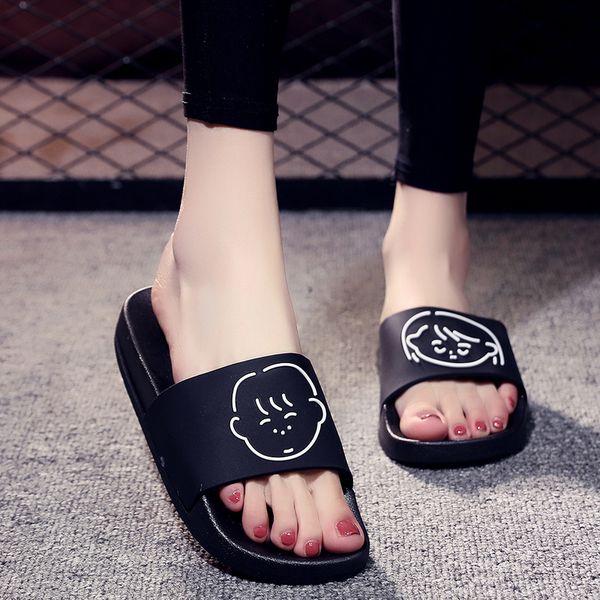 women shoes 2020 new woman summer fashion wear non-slip flat bottom ins trend wild cute cartoon student ladies one word slippers, Black
women shoes 2020 new woman summer fashion wear non-slip flat bottom ins trend wild cute cartoon student ladies one word slippers, Black
