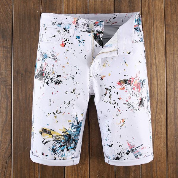 new style fashion personality printing mens slim fit denim shorts jeans 2019 mens regular work casual short pants plus size b1, Blue
new style fashion personality printing mens slim fit denim shorts jeans 2019 mens regular work casual short pants plus size b1, Blue