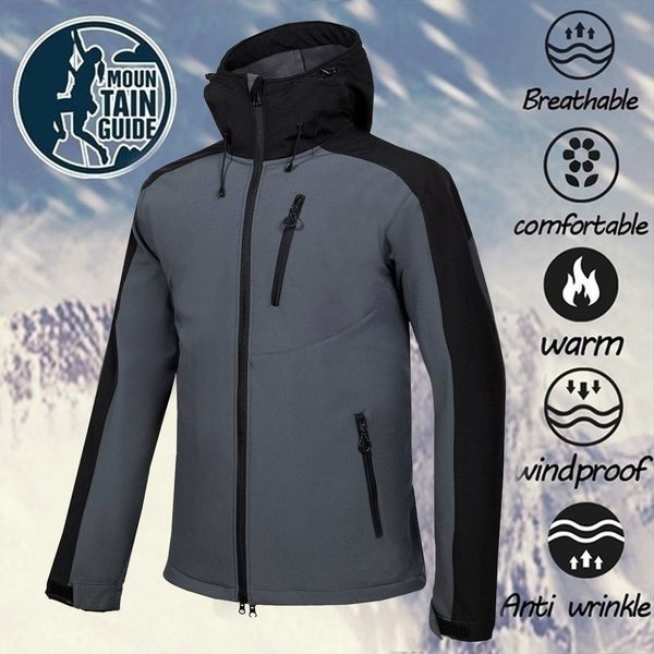 winter patchwork hooded windproof and waterproof soft parkas coat two tone outdoor shell jaqueta army tactical clothing, Black
winter patchwork hooded windproof and waterproof soft parkas coat two tone outdoor shell jaqueta army tactical clothing, Black