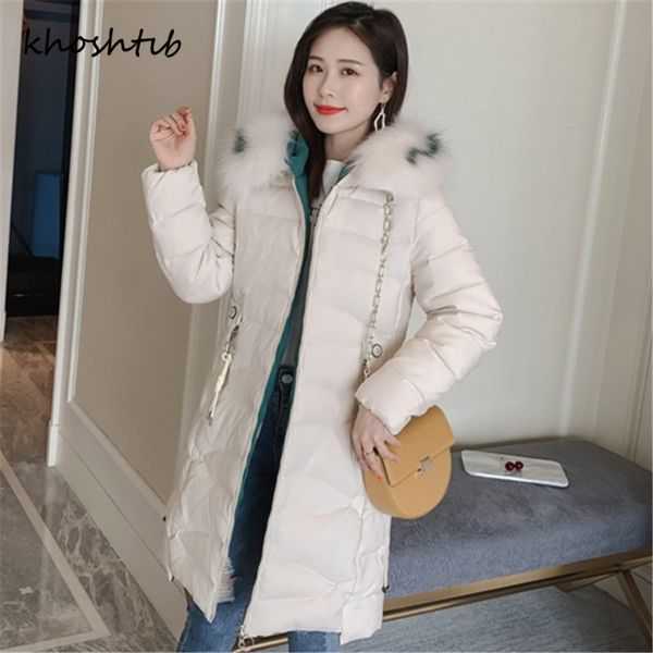 women's down & parkas khoshtib winter fashion temperament cotton padded long coat jacket women, Black
women's down & parkas khoshtib winter fashion temperament cotton padded long coat jacket women, Black