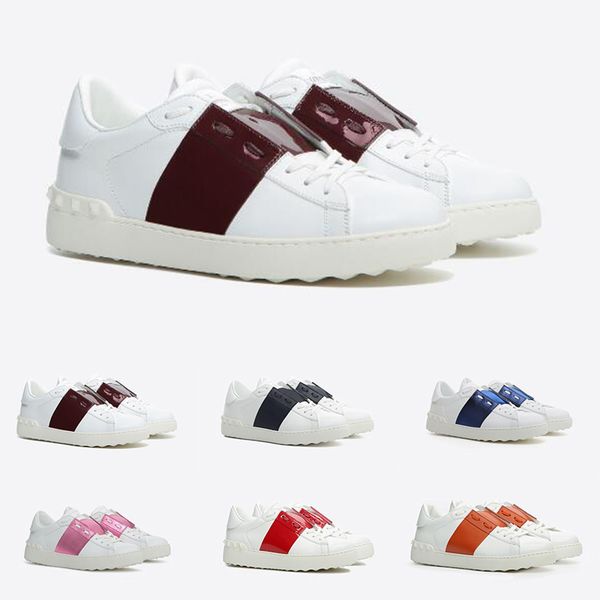 2019 designer sneakers comfort casual shoes men women skateboarding shoes rivets flats shoe weaving leather patchwork studded trainers 36-45, White;red
2019 designer sneakers comfort casual shoes men women skateboarding shoes rivets flats shoe weaving leather patchwork studded trainers 36-45, White;red
