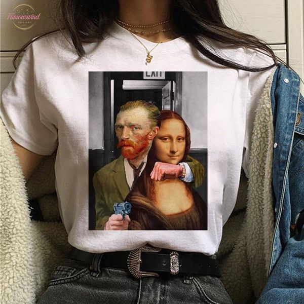mona lisa t shirt harajuku women 90s funny vintage tshirt ullzang graphic cartoon t shirt korean style tees female, White
mona lisa t shirt harajuku women 90s funny vintage tshirt ullzang graphic cartoon t shirt korean style tees female, White