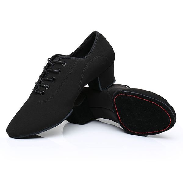 men latin dance shoes two point soles shoes non-leather casual soft base dance male oxford cloth heel 5cm, Black
men latin dance shoes two point soles shoes non-leather casual soft base dance male oxford cloth heel 5cm, Black