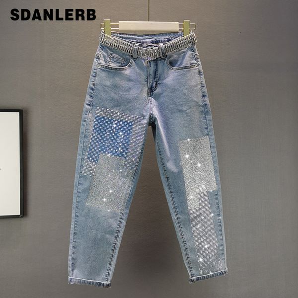 thin jeans female 2020 summer new european style elastic loose rhinestones drill jean pants women's jeans blue denim pants
thin jeans female 2020 summer new european style elastic loose rhinestones drill jean pants women's jeans blue denim pants