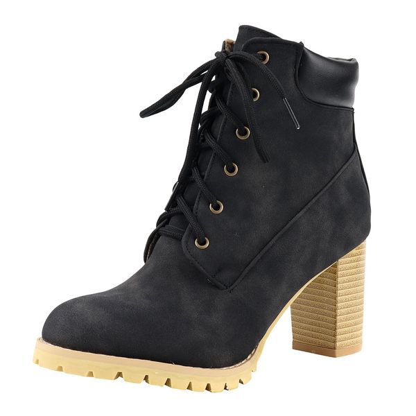 boots women square heels ankle boots cross-tie lace-up booties female round toe platform shoes plus size 35-43 botas mujer 2019, Black
boots women square heels ankle boots cross-tie lace-up booties female round toe platform shoes plus size 35-43 botas mujer 2019, Black