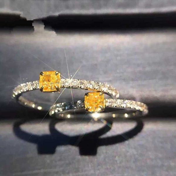 choucong sparkling luxury jewelry 925 sterling silver princess cut yellow cubic zirconia promise women wedding finger ring, Slivery;golden
choucong sparkling luxury jewelry 925 sterling silver princess cut yellow cubic zirconia promise women wedding finger ring, Slivery;golden