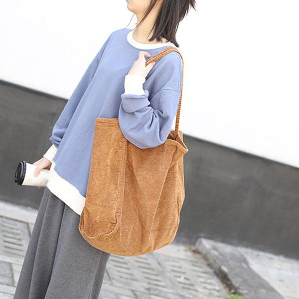 women corduroy shoulder bag large capacity female big tote handbag folding eco cloth shopping bags cloth messenger bag sac
women corduroy shoulder bag large capacity female big tote handbag folding eco cloth shopping bags cloth messenger bag sac