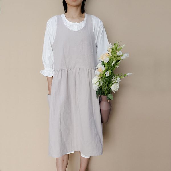 women thick cotton apron japanese housework baking wrap florist dress 140*101cm
women thick cotton apron japanese housework baking wrap florist dress 140*101cm