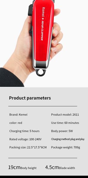 kemei professional barber hair hair clippers for bald head carbon steel blade haircut machine sweet07 oxmsn
kemei professional barber hair hair clippers for bald head carbon steel blade haircut machine sweet07 oxmsn