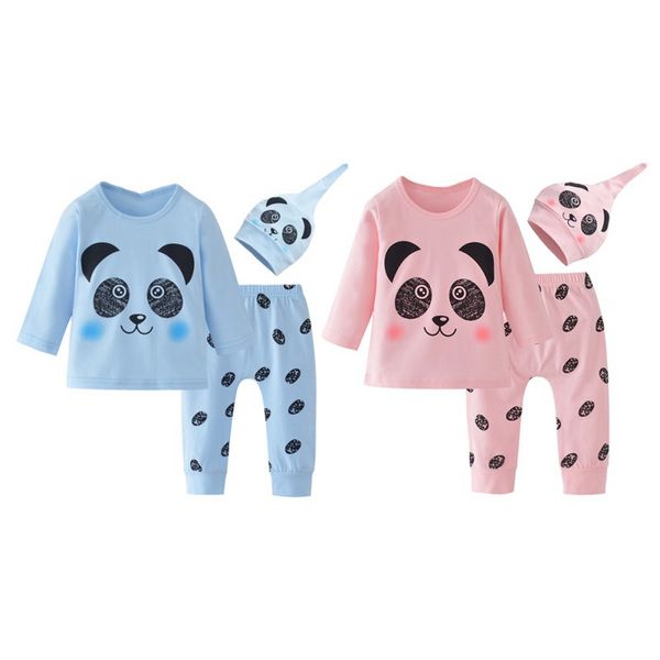 baby kids boys girls panda pajamas pattern sleepwear set long sleeve blouse +trousers hat pajamas, White
baby kids boys girls panda pajamas pattern sleepwear set long sleeve blouse +trousers hat pajamas, White