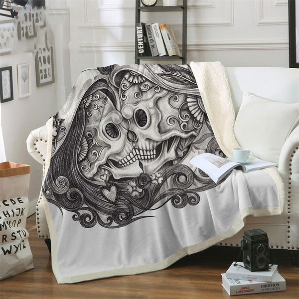 beddingoutlet skull couples microfiber blanket gothic vintage throw blanket black and white home textiles mantas 150x200cm
beddingoutlet skull couples microfiber blanket gothic vintage throw blanket black and white home textiles mantas 150x200cm