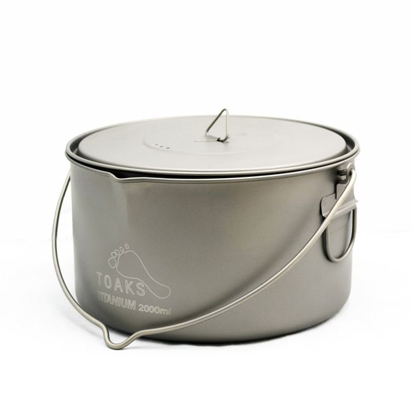 toaks titanium pot with bail handle outdoor camping pot lightweight equipment 750ml, 1100ml, 1300ml, 1600ml, 2000ml
toaks titanium pot with bail handle outdoor camping pot lightweight equipment 750ml, 1100ml, 1300ml, 1600ml, 2000ml