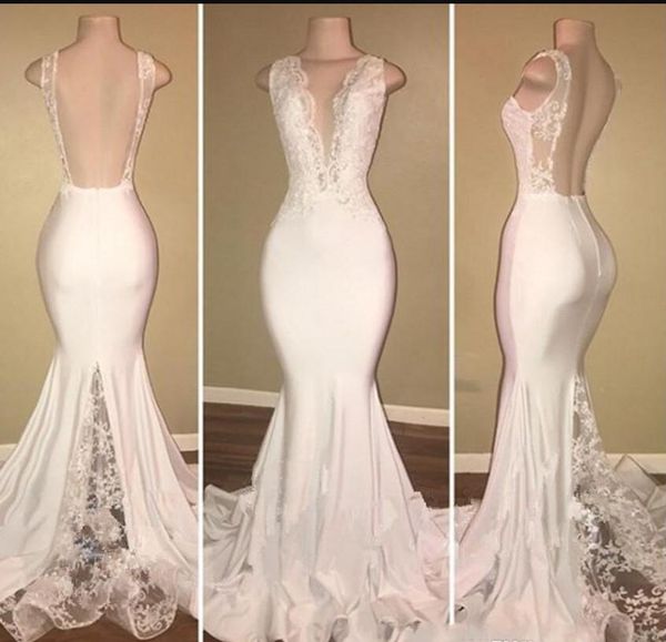 2019 deep v neck mermaid prom dresses long lace backless evening dress with lace appliques cocktail party gowns vestidos, Black
2019 deep v neck mermaid prom dresses long lace backless evening dress with lace appliques cocktail party gowns vestidos, Black