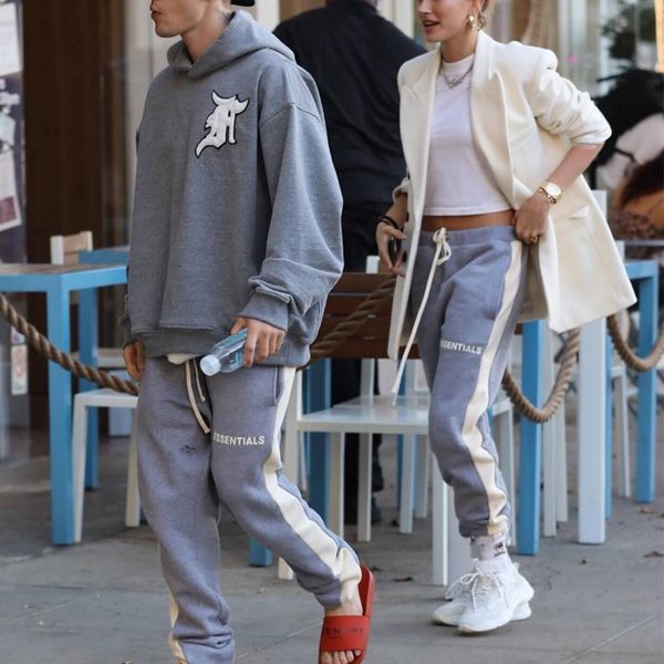 letter print stitching contrast color beam guard pants bieber hip hop streetwear oversized hoodie fleece hooded sweatshirt coat fog, Black
letter print stitching contrast color beam guard pants bieber hip hop streetwear oversized hoodie fleece hooded sweatshirt coat fog, Black
