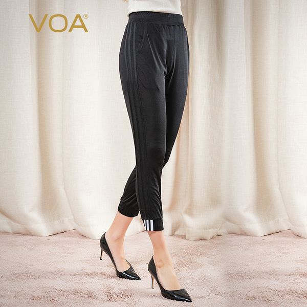 voa silk 33mm double-sided inkiness knitted tendon waist hugging pocket striped mosaic outdoor leisure sports pants k1330, Black;white
voa silk 33mm double-sided inkiness knitted tendon waist hugging pocket striped mosaic outdoor leisure sports pants k1330, Black;white