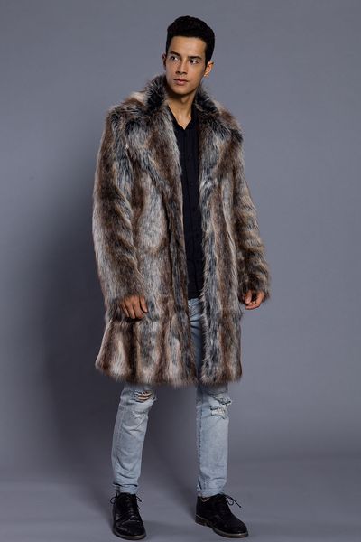 mens fur coat north winter faux fur outwear windbreaker both side coat men punk parka jackets overcoats, Black
mens fur coat north winter faux fur outwear windbreaker both side coat men punk parka jackets overcoats, Black