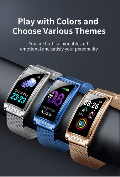 new fashion ladies f28 smart bracelet real-time heart rate monitoring ip68 waterproof sports pedometer smart watch phone
new fashion ladies f28 smart bracelet real-time heart rate monitoring ip68 waterproof sports pedometer smart watch phone